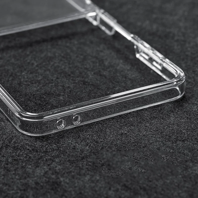 For Samsung Galaxy Z Flip8 Clear Case Anti-Drop Hard PC Phone Cover