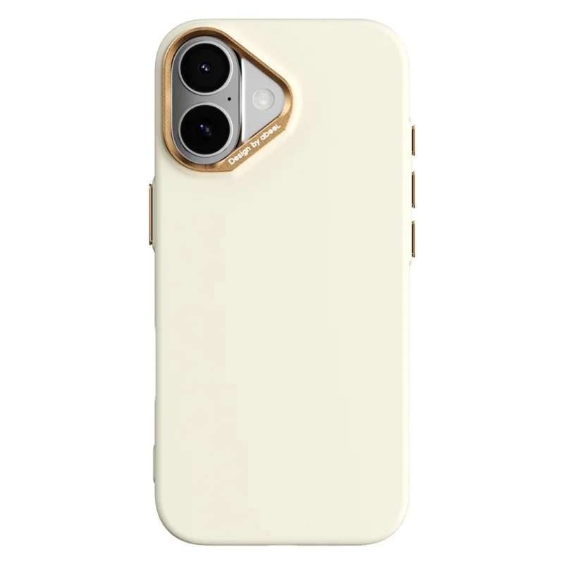 ABEEL Obudowa magnetyczna na iPhone'a 17 / 18, pokrowiec z ciekłego silikonu, miękki jak skóra, z tworzywa PC - Żółty