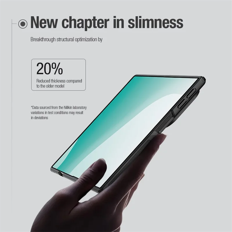 NILLKIN Super Frosted Shield Fold for Samsung Galaxy Z Fold8 Magnetic Case PC Matte Phone Cover - Black
