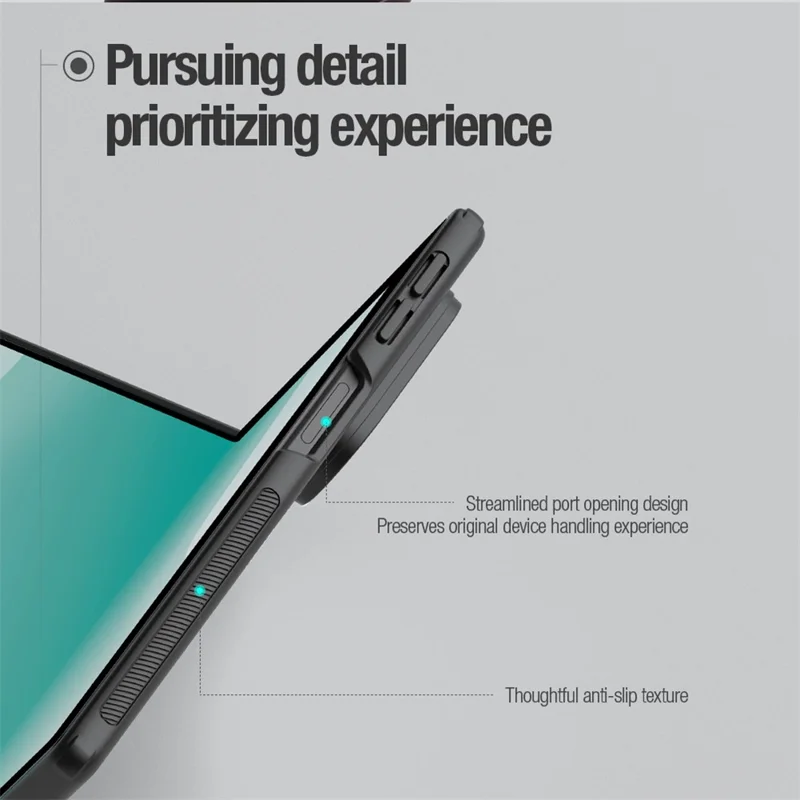 NILLKIN Super Frosted Shield Fold for Samsung Galaxy Z Fold8 Magnetic Case PC Matte Phone Cover - Black