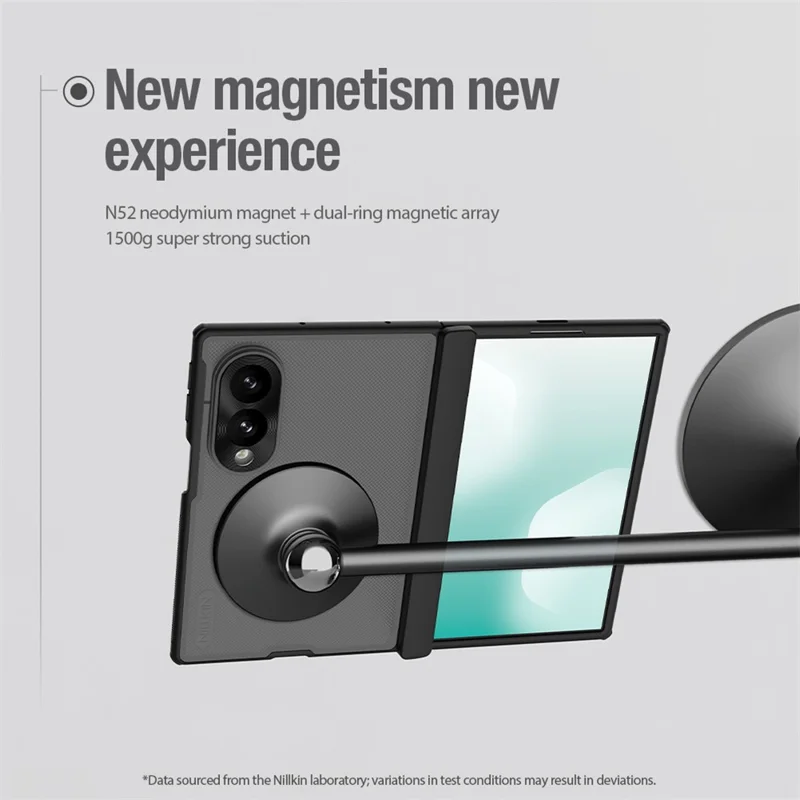 NILLKIN Super Frosted Shield Fold for Samsung Galaxy Z Fold8 Magnetic Case PC Matte Phone Cover - Black