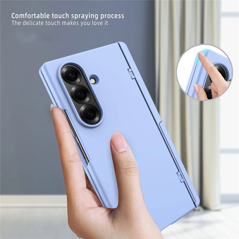For Samsung Galaxy Z Fold8 Ultra Case Kickstand Hard PC Phone Cover with Screen Film - Black