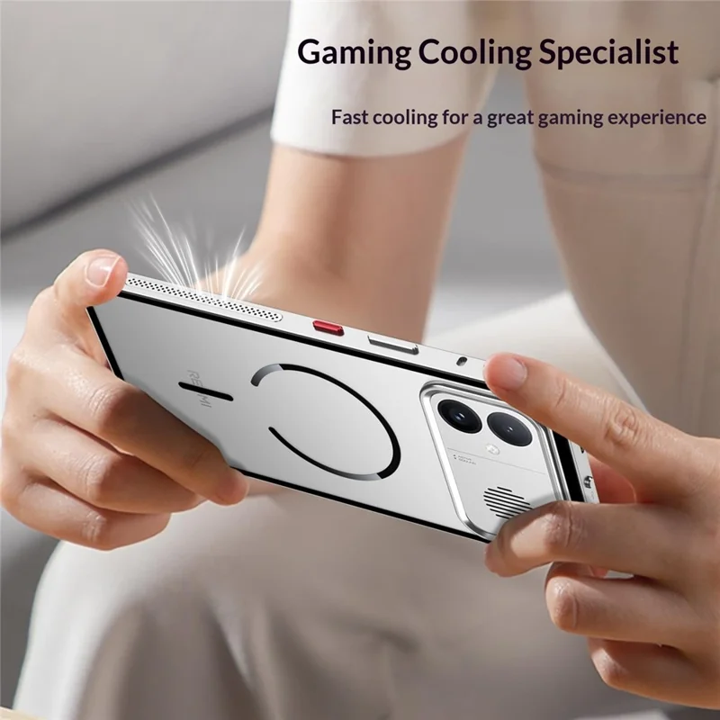 For Xiaomi Redmi K90 Max 5G Magnetic Case Aluminium Alloy PC Matte Phone Cover Pop-Up Snap Lock - Black