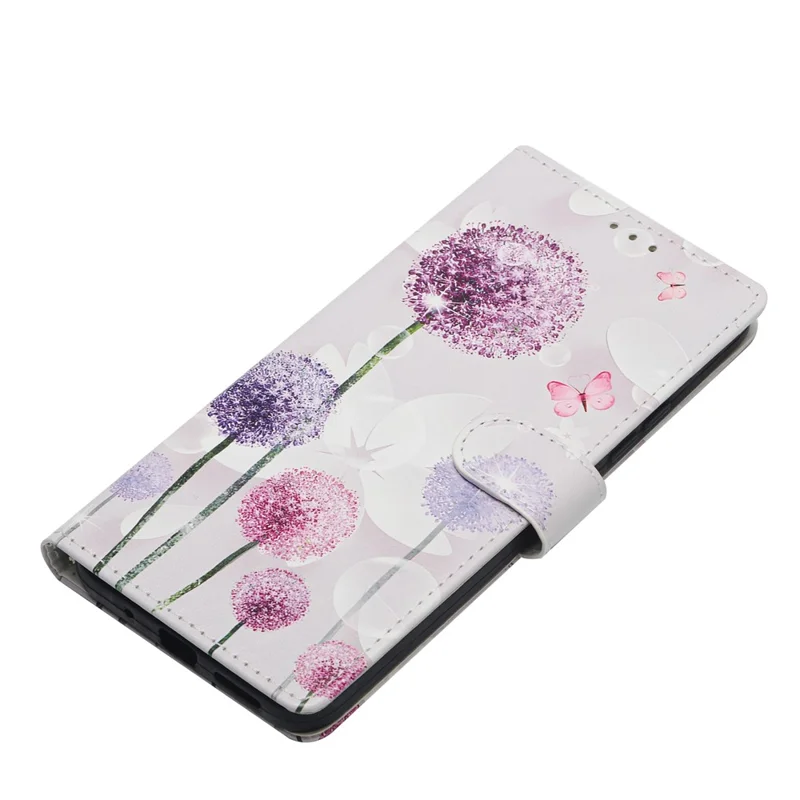 For Samsung Galaxy A18 4G Case Pattern Printing Wallet Stand Flip Leather Phone Cover with Strap - Dandelion
