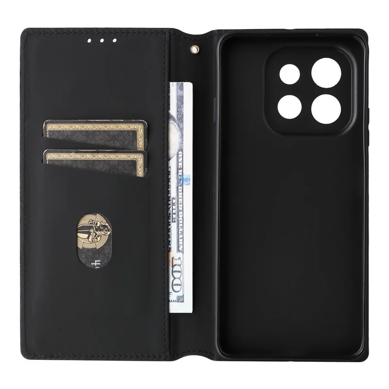 Phone Case Huawei Enjoy 90 / 90 Plus / nova Y74 4G Wallet Rhombus Imprinted PU Leather Cover - Silver