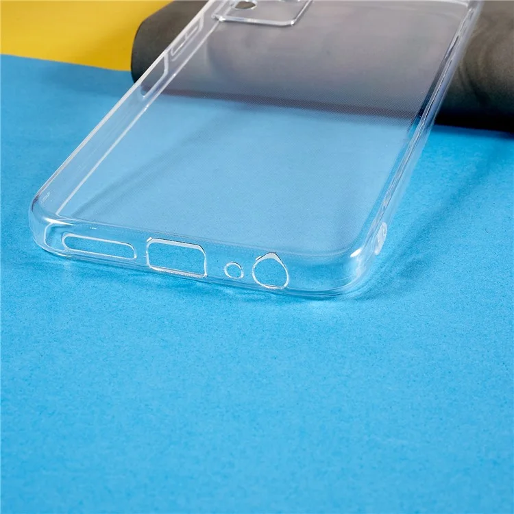 Para Infinix Nota 11 Boste de Teléfono Protector a Prueba de Choque Delgado TPU no Protección de la Cámara Amarillenta Cubierta Transparente Transparente