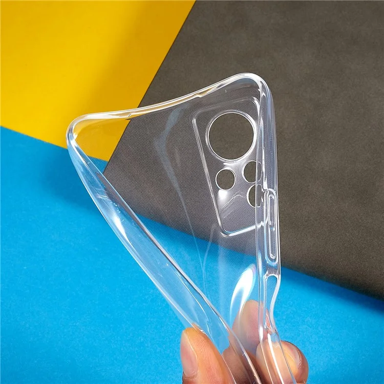Para Infinix Nota 11 Boste de Teléfono Protector a Prueba de Choque Delgado TPU no Protección de la Cámara Amarillenta Cubierta Transparente Transparente