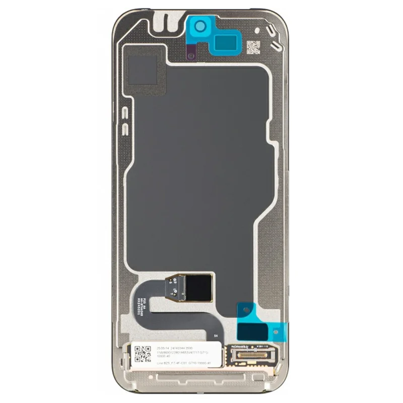 For Google Pixel 10 Pro OEM Grade S OLED Screen and Digitizer Assembly + Frame (with Fingerprint Flex Cable and Metal Plate) (without Logo) - Black