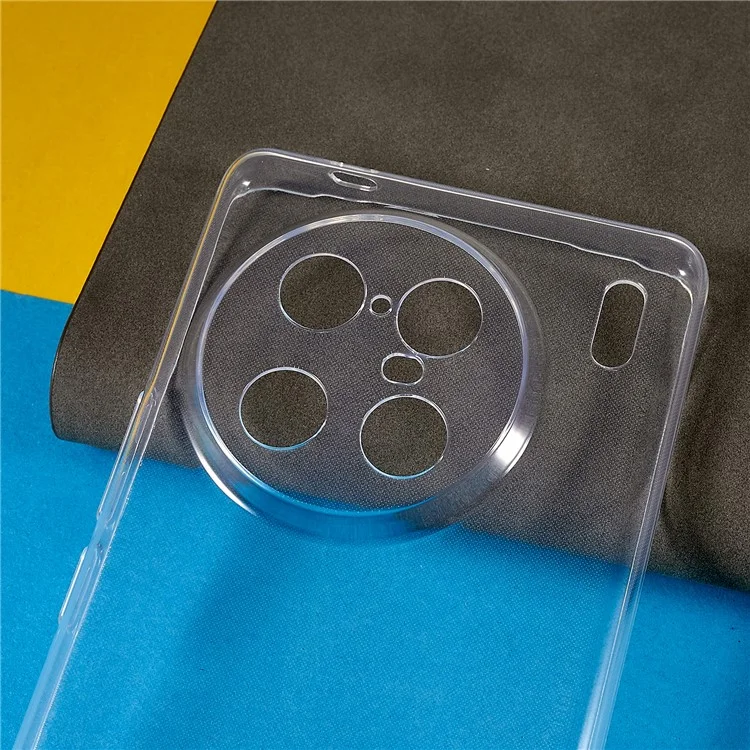 Shell Back Para Vivo X90 Pro+ 5G, Case de Teléfono TPU Suave Anti-caza Transparente Transparente Cubierta Del Teléfono Delgada
