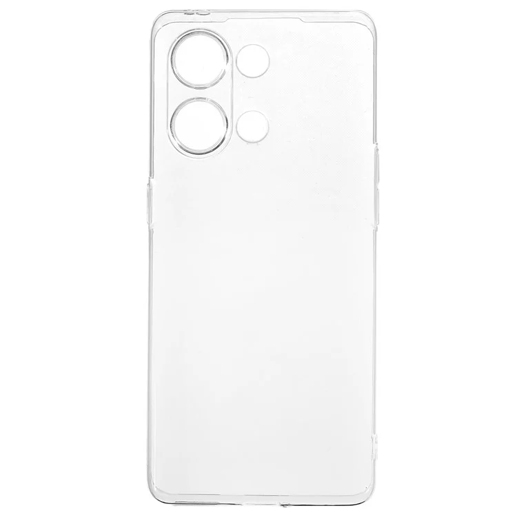 Shell Back Para Oppo Reno9 5G, Caja de Teléfono TPU Flexible Transparente Clear Slim Telep Cover