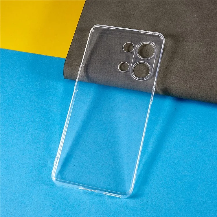 Shell Back Para Oppo Reno9 5G, Caja de Teléfono TPU Flexible Transparente Clear Slim Telep Cover