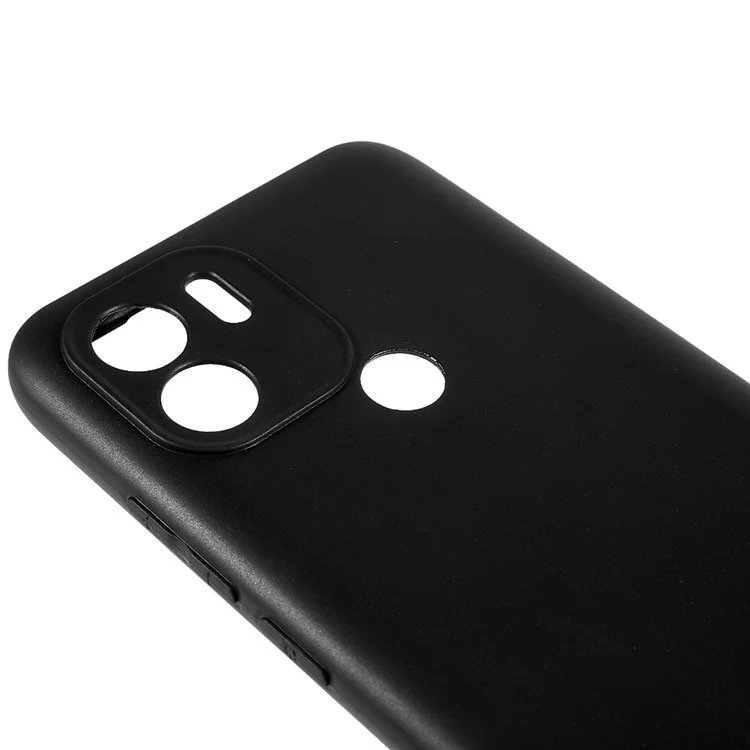 Для Xiaomi Redmi A1+ 4G / A2+ 4G / Poco C50 4G / A2+ 4G / Poco C50 4G Ударопрочный гибкий чехол из ТПУ для сотового телефона Черный матовый Устойчивый к царапинам Нескользящий чехол для телефона
