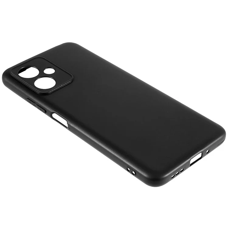 For Xiaomi Redmi Note 12 5G (China) Flexible TPU Cell Phone Cover Black Matte Lightweight Non-Slip Phone Case