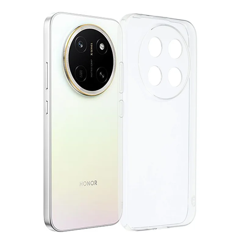 Capa Traseira para Honor X80 Pro Max 5G, Capa Transparente Ultrafina em TPU Flexível - Transparente