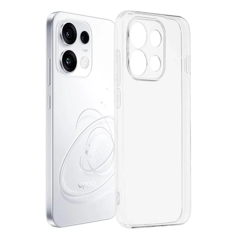 Funda trasera para Oppo Reno16 F 5G, carcasa transparente ultrafina y flexible de TPU, clara