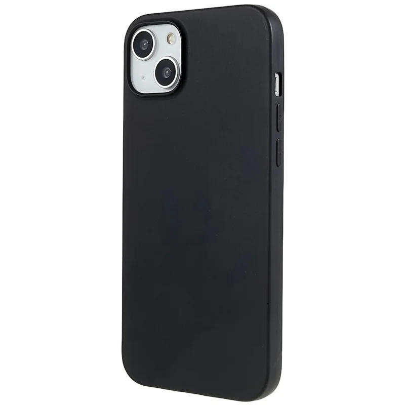 For iPhone 14 Plus Case Slim TPU Scratch Resistant Matte Phone Cover - Black