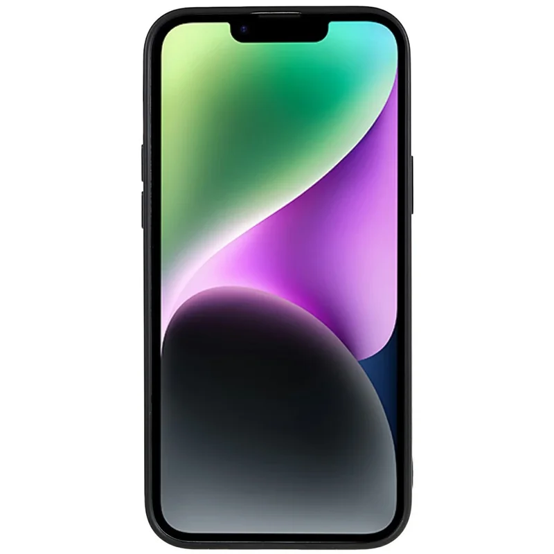 For iPhone 14 Plus Case Slim TPU Scratch Resistant Matte Phone Cover - Black
