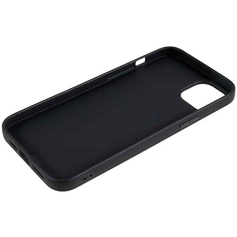 For iPhone 14 Plus Case Slim TPU Scratch Resistant Matte Phone Cover - Black