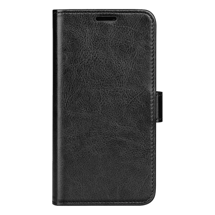 Para Huawei Nova 10 SE 4G Folio Flip Case de Teléfono a Prueba de Caída Crazy Horse Texture PU Leather + TPU Tapa Resistente a la Cubierta de Teléfono Con Rasguño - Negro