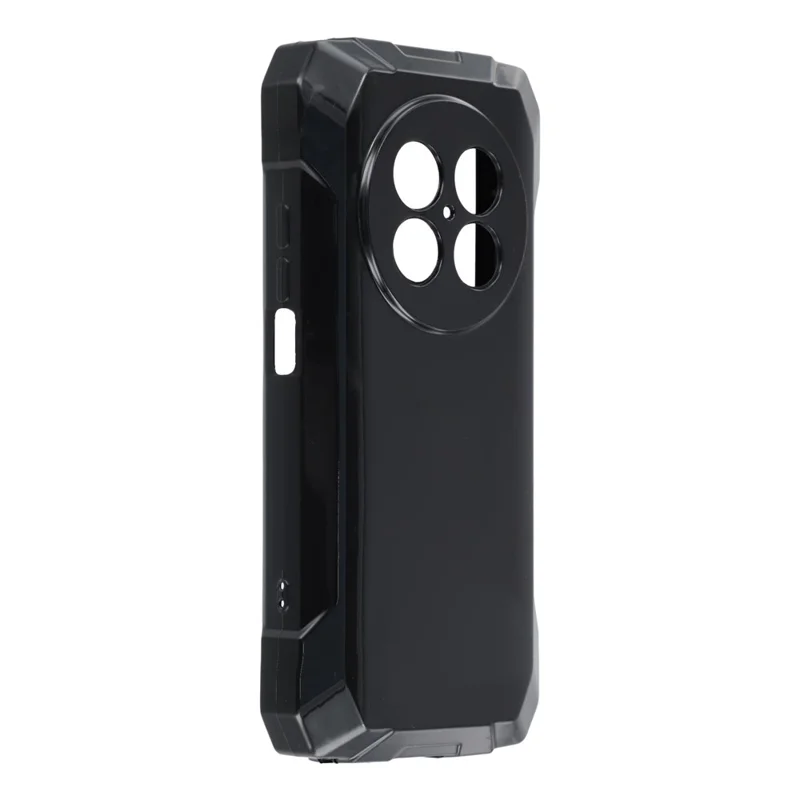 Coque pour Blackview Rock 2, étui souple en TPU avec protection contre les chutes - Noir