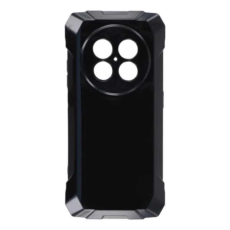 Coque pour Blackview Rock 2, étui souple en TPU avec protection contre les chutes - Noir