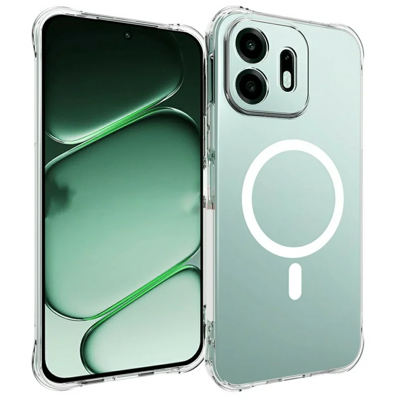 Compra em Volume para Capa Magnética OnePlus N6 4G TPU Anti-queda Capa Traseira Transparente