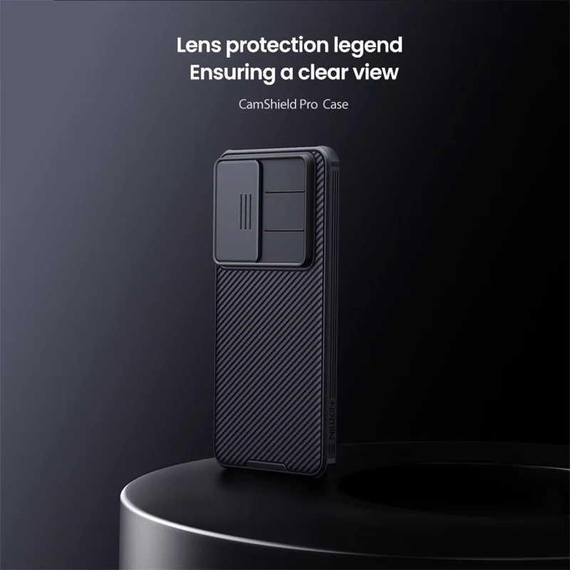 NILLKIN Camshield Pro Series For Samsung Galaxy S26 FE Case PC + TPU Phone Cover with Camera Slider - Black - 11