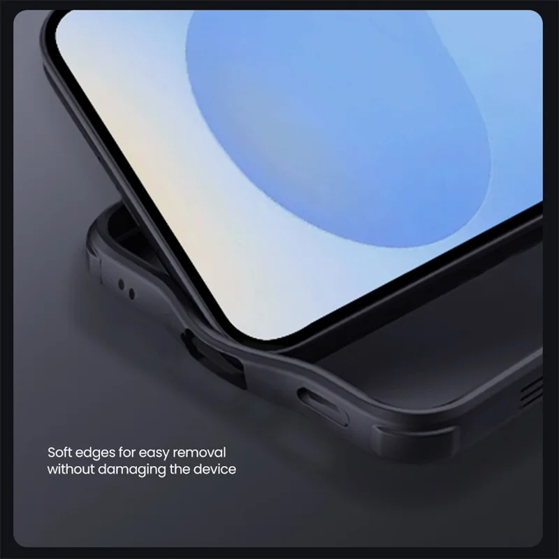 NILLKIN Camshield Pro Series For Samsung Galaxy S26 FE Case PC + TPU Phone Cover with Camera Slider - Black - 6