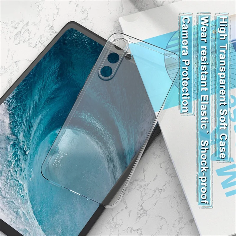 IMAK UX-5 Series Soft TPU Phone Case for Samsung Galaxy A54 5G, Drop-proof Crystal Clear Protective Cell Phone Cover