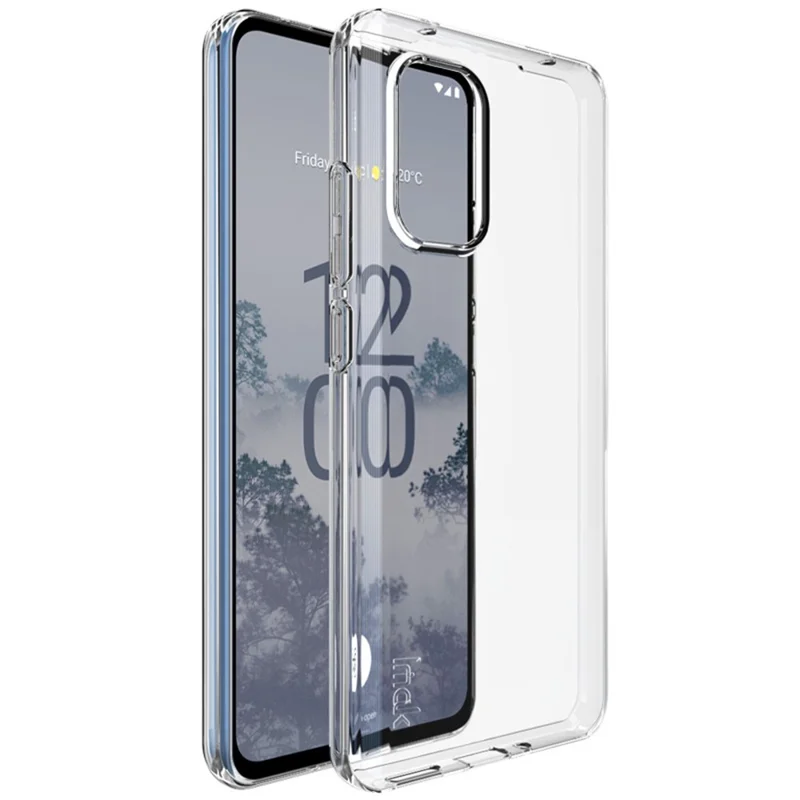 IMAK UX-5 Series for Nokia X30 5G Anti-fall Soft TPU Phone Case Crystal Clear Scratch-resistant Cell Phone Cover - Transparent