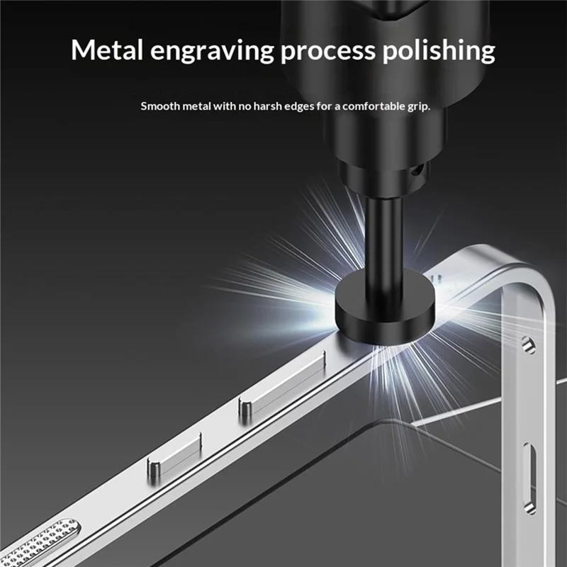 For Honor X80 Pro Max 5G Bumper Cases Metalramme til varmeafledning med linsebeskyttelse - Sort