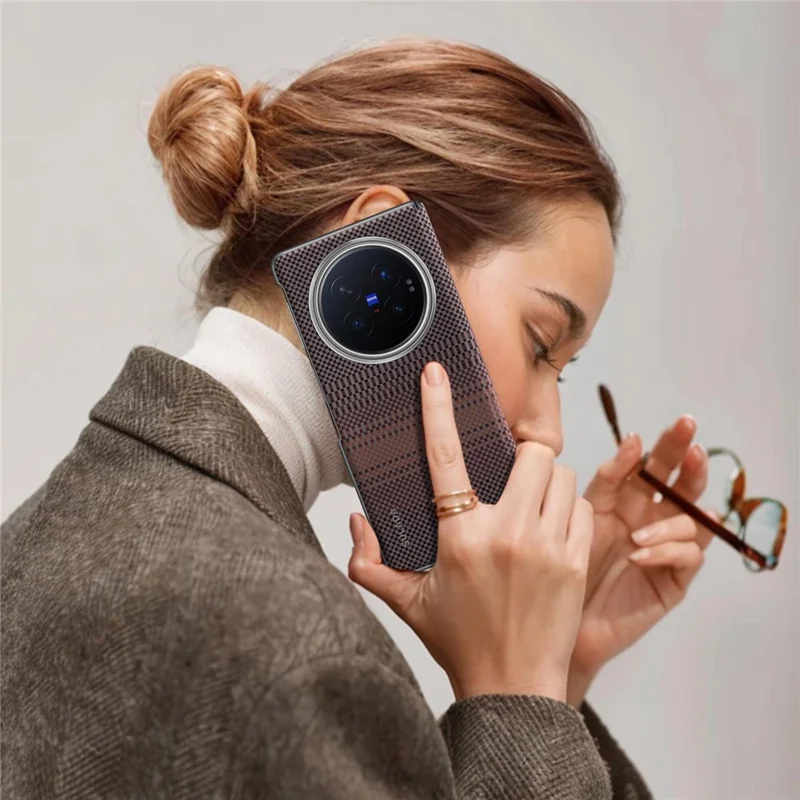SULADA pour vivo X Fold6 5G Étui Magnétique Étui Arrière Rigide Antichoc en PC - Bleu
