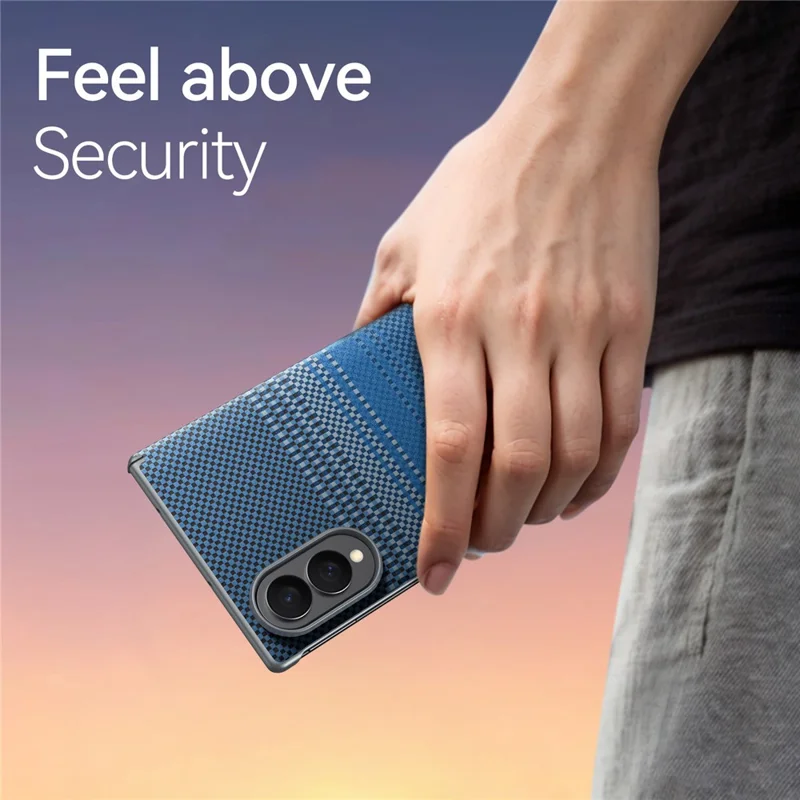 SULADA For Samsung Galaxy Z Fold8 Magnetic Case Shockproof Hard PC Phone Back Cover - Orange