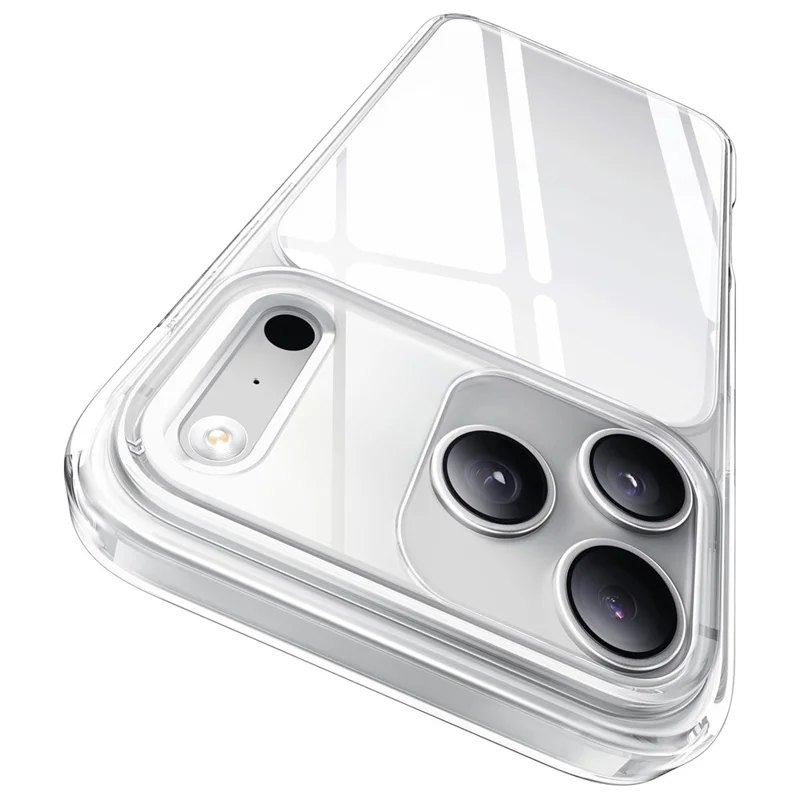 CASEKOO för iPhone 18 Pro Max / 17 Pro Max skal av PC + TPU, klart skalskydd mot gulnande - Transparent