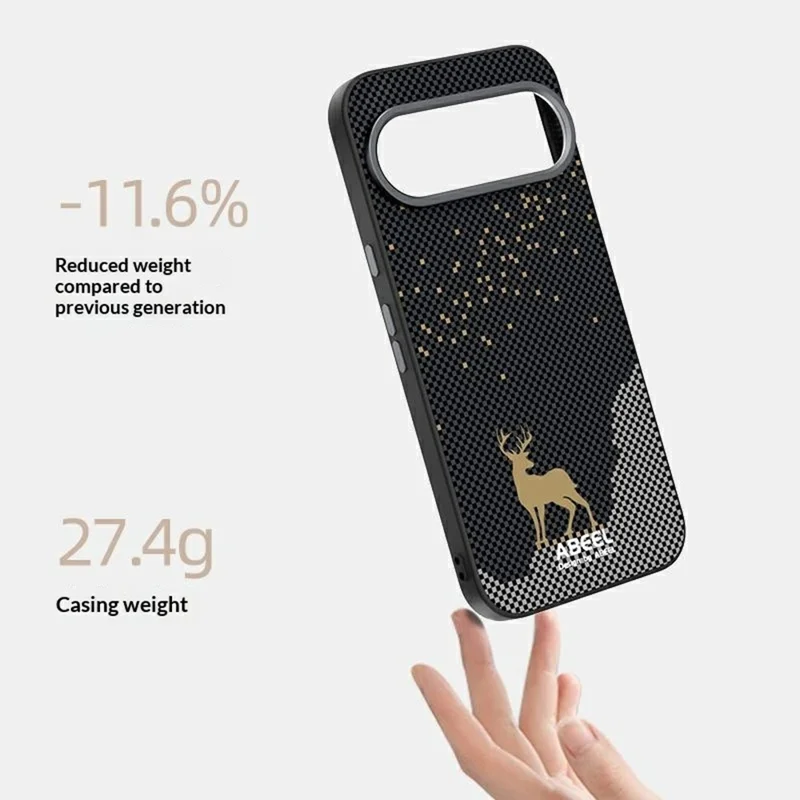 ABEEL For Google Pixel 11 Pro Magnetic Case Ultra Slim PC TPU Phone Back Cover - Deer