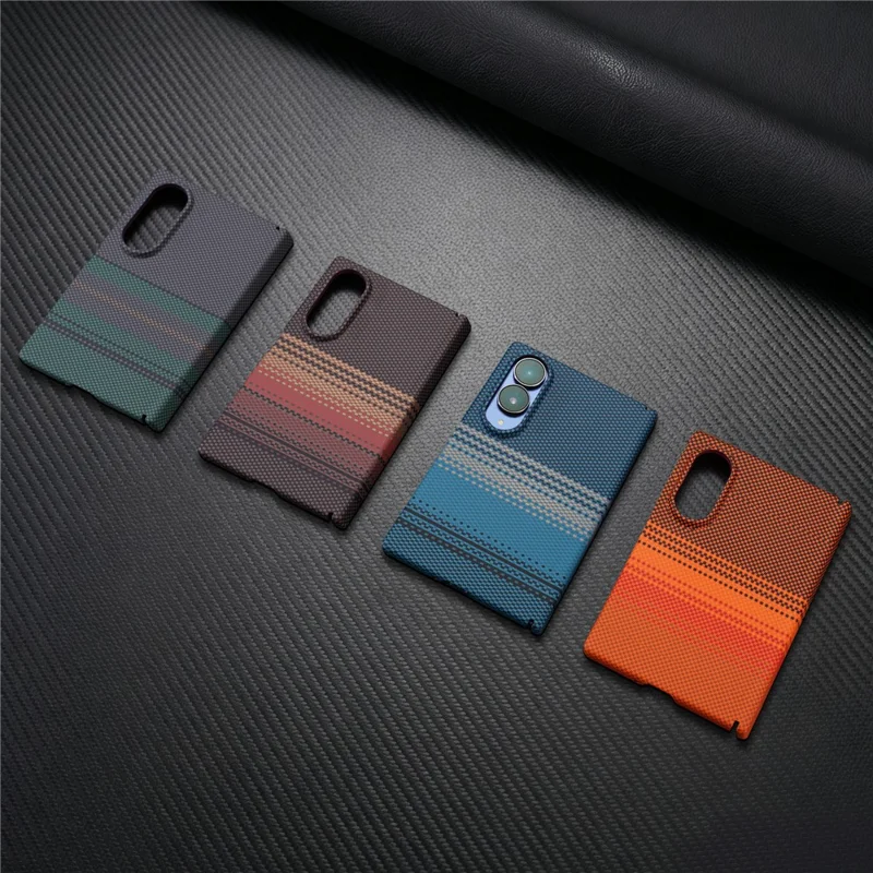 For Samsung Galaxy Z Fold8 Magnetic Case with Screen Protector Water Transfer Hard PC Hinge Protection Phone Cover - Blue