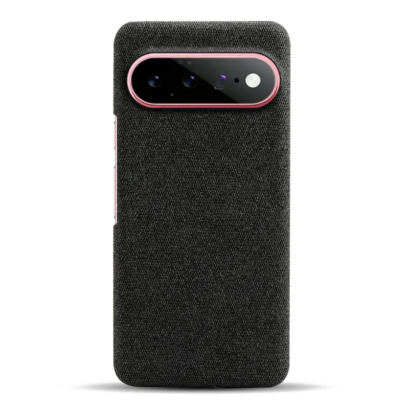 For Google Pixel 11 / 11 Pro Phone Case Cloth Texture Anti-Scratch Protective PC Back Cover - Black