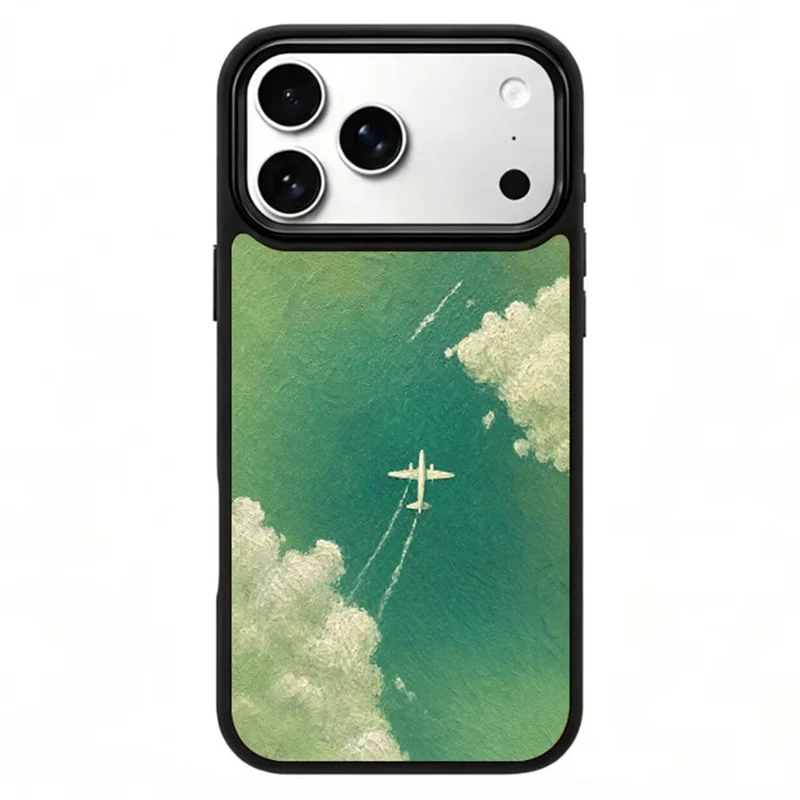 For iPhone 18 Pro Max / 17 Pro Max Magnetic Case Five Elements Series UV Pattern Printing PC + Silicone Phone Cover (B) - M00024