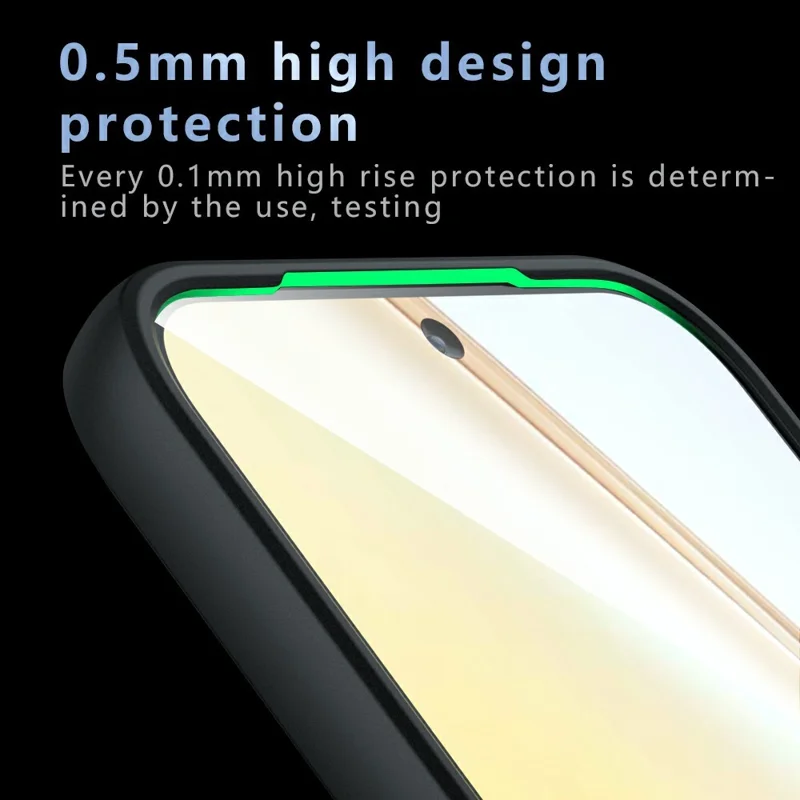 For Honor X80 Pro Max 5G Case Skin-Touch TPU + PC Matte Phone Back Cover - Transparent Black