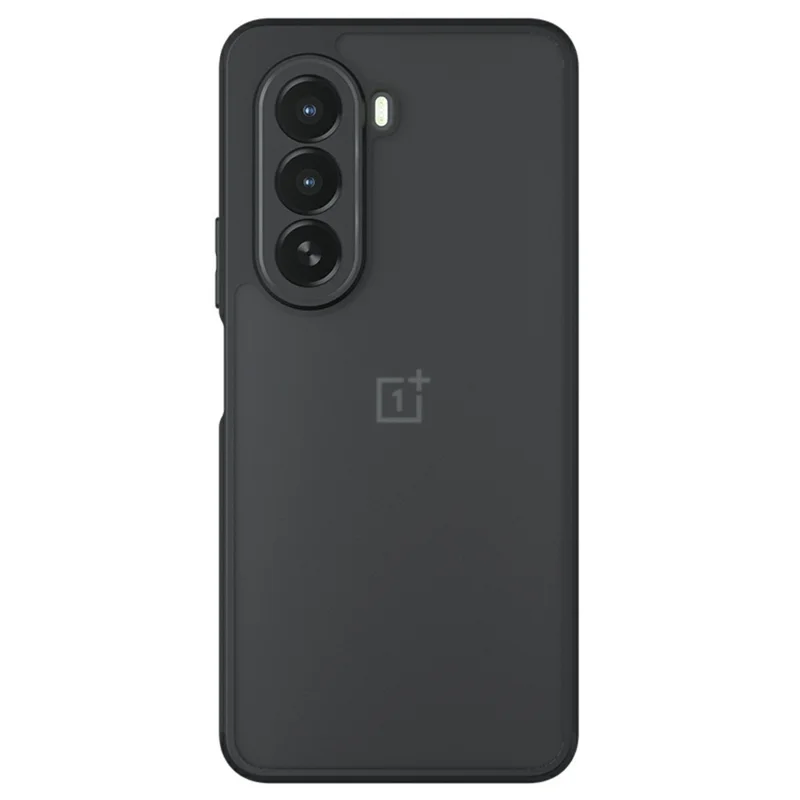 For OnePlus Nord CE6 Lite 5G / Realme P4x 5G Case Skin-Touch TPU + PC Matte Phone Back Cover - Transparent Black