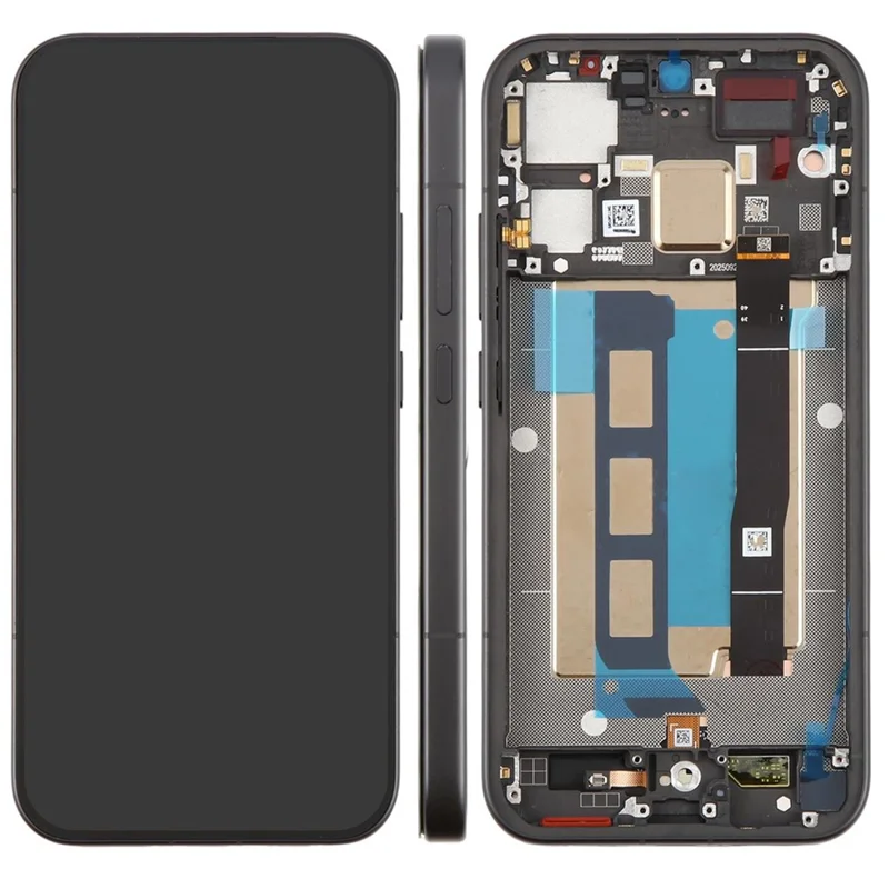 Оригинальный AMOLED-экран класса S и сенсорная панель + рамка для Xiaomi Redmi K90 5G / Poco F8 Pro 5G (без логотипа) — черный
