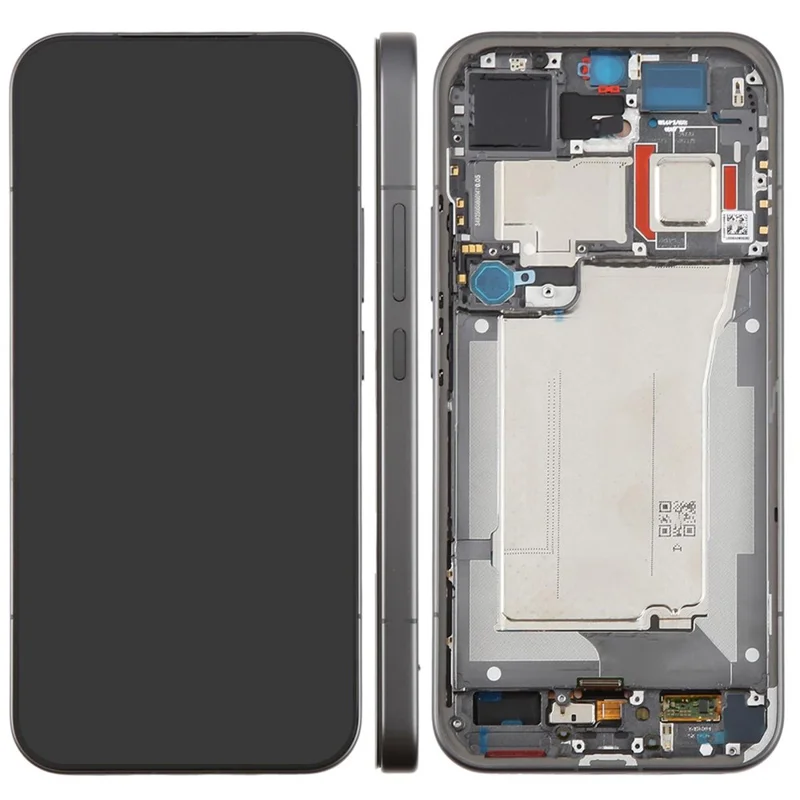 Для Xiaomi 17 Pro Max 2509FPN0BC ОЕМ-сборка экрана и цифрового преобразователя S AMOLED + рамка (без логотипа) — черный