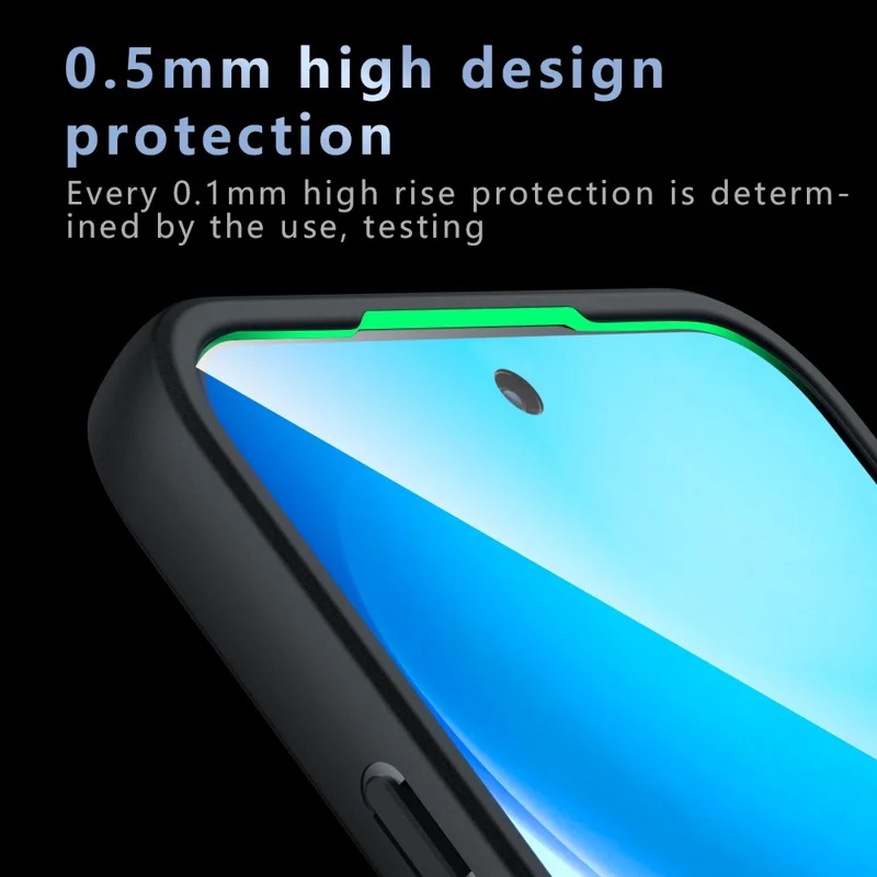 For Oppo Reno16 Pro 5G (Global) Case Skin-Touch TPU + PC Matte Phone Back Cover - Transparent Black