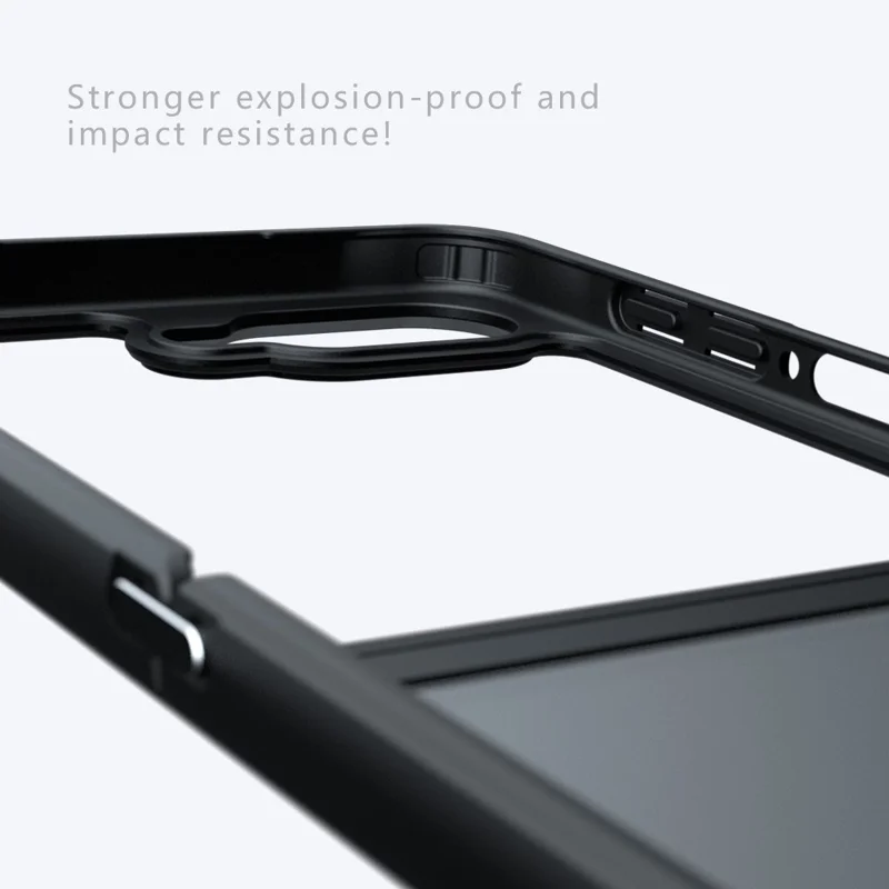 Чехол для Samsung Galaxy Z Flip8, ударопрочный чехол из ТПУ + поликарбоната - прозрачный
