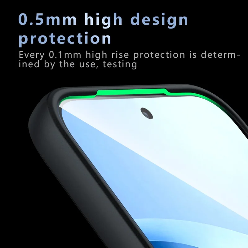 For Xiaomi 17T Case Skin-Touch TPU + PC Matte Phone Back Cover - Transparent Black