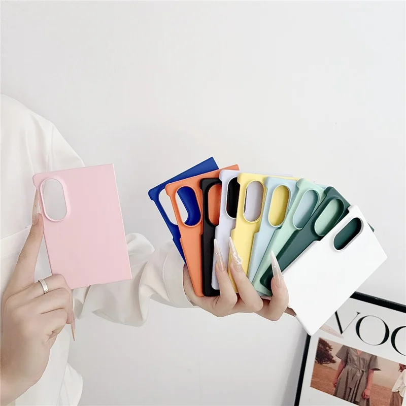 Cover per Samsung Galaxy Z Fold8, Custodia Rigida in PC con Texture Touch, per Telefono Pieghevole - Blu Scuro