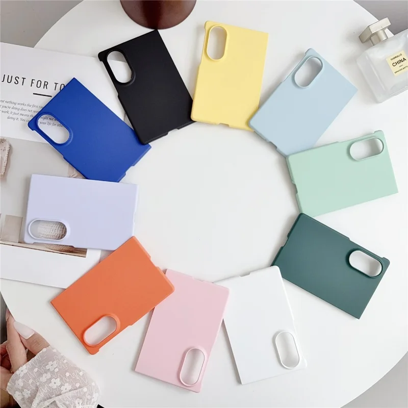 Cover per Samsung Galaxy Z Fold8, Custodia Rigida in PC con Texture Touch, per Telefono Pieghevole - Blu Scuro
