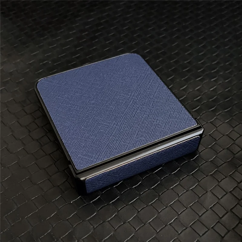 For Samsung Galaxy Z Flip7 5G Case Cross Texture Hinge Protection Leather + PC Foldable Phone Cover - Green