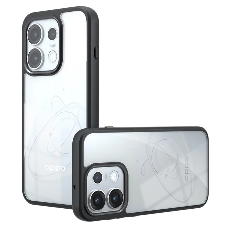 For Oppo Reno16 Pro 5G (Global) Taske TPU + PC Stødfast Telefondæksel - Transparent