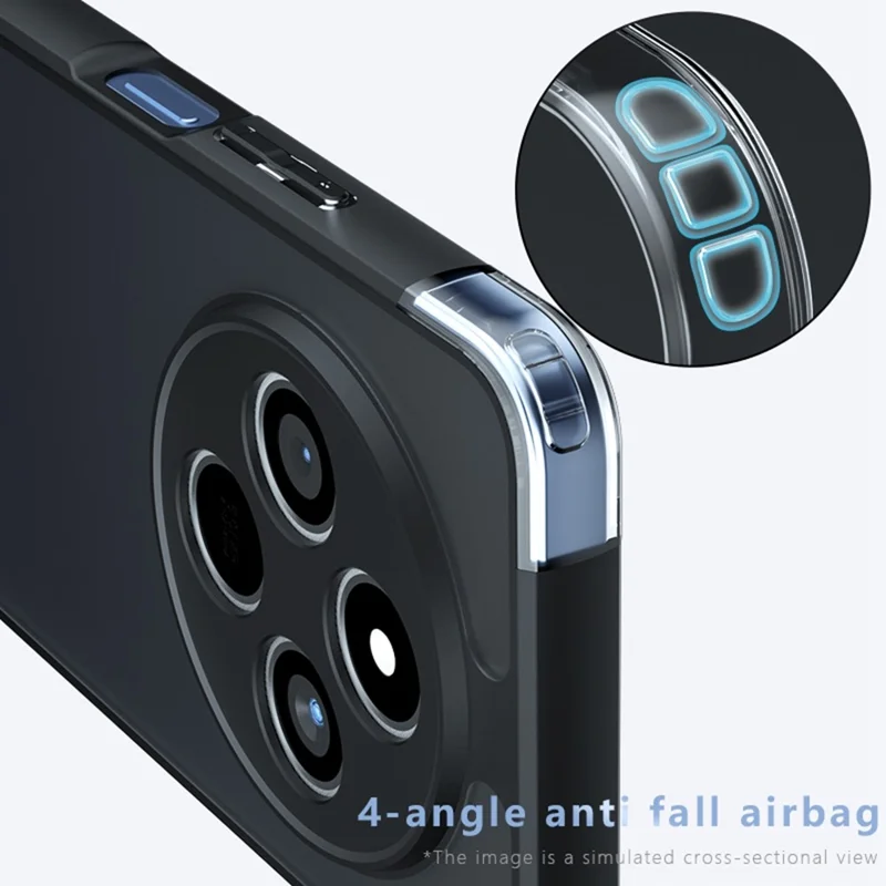 Coque pour Xiaomi Redmi 17C 4G, housse anti-choc en TPU + PC - Transparent